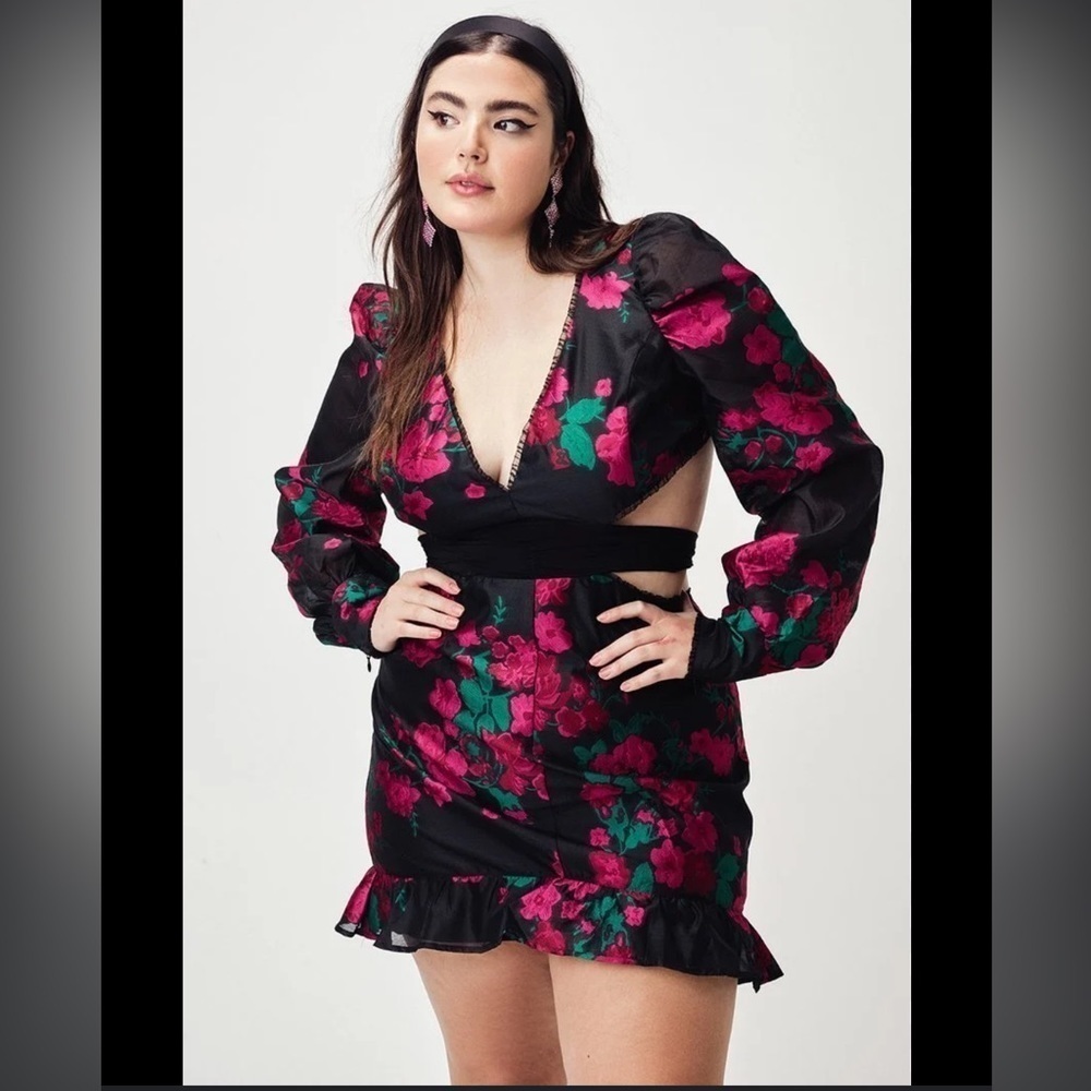 NWT For Love & Lemons Nico Dress 🌹Size 1X